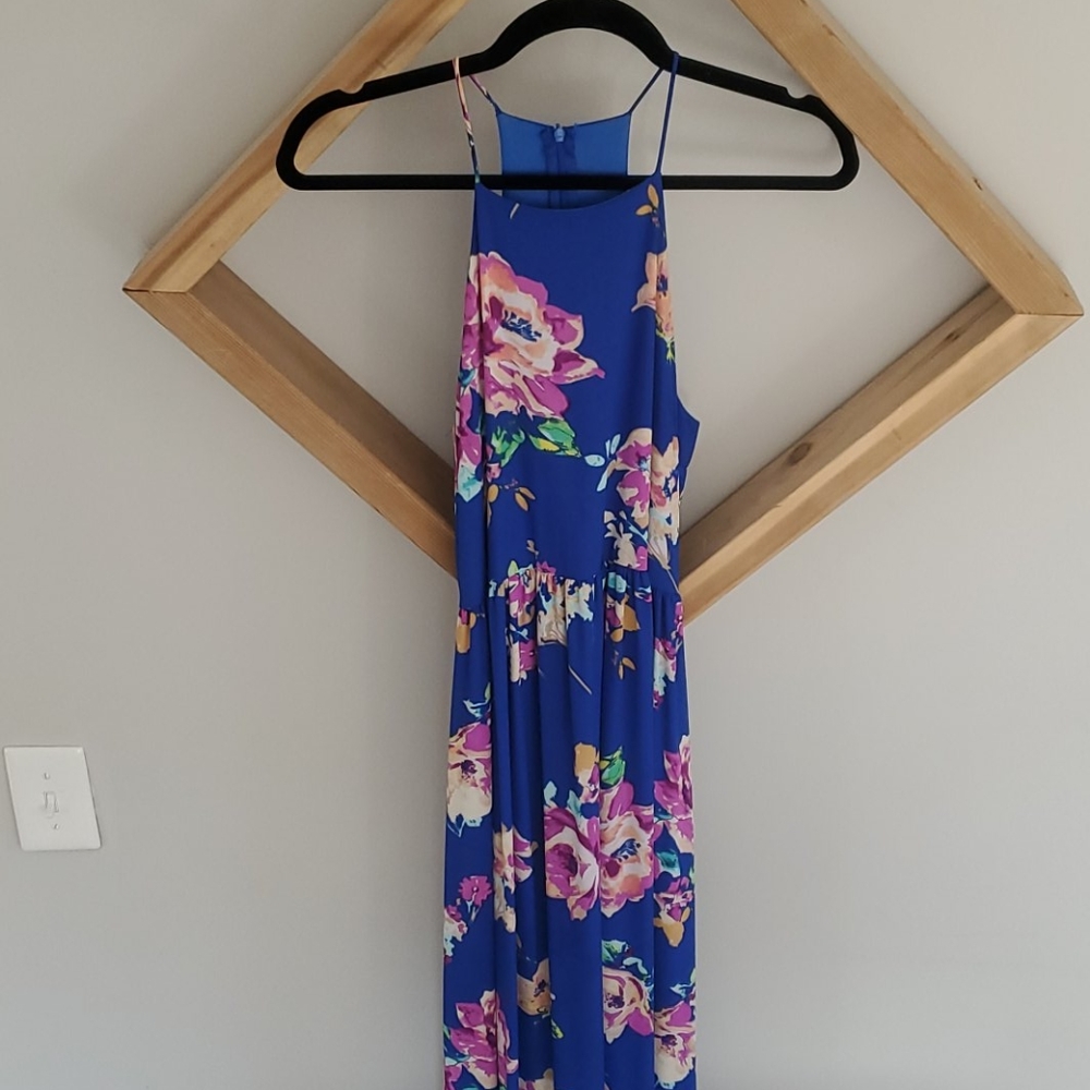 Full Length Floral Dress